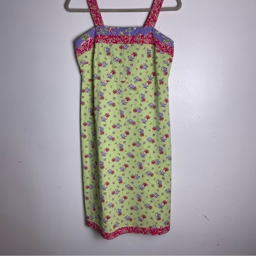 Hanna Andersson Cotton Fairy Feminine dress size 10 Apron dress multi colored - Picture 2 of 7